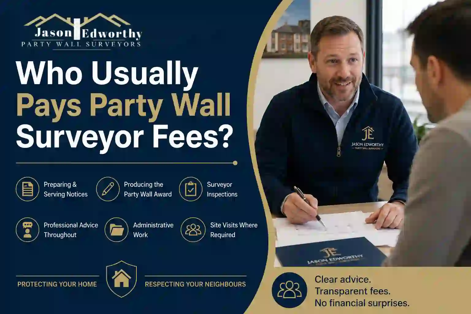 Who Usually Pays Party Wall Surveyor Fees Rochford?